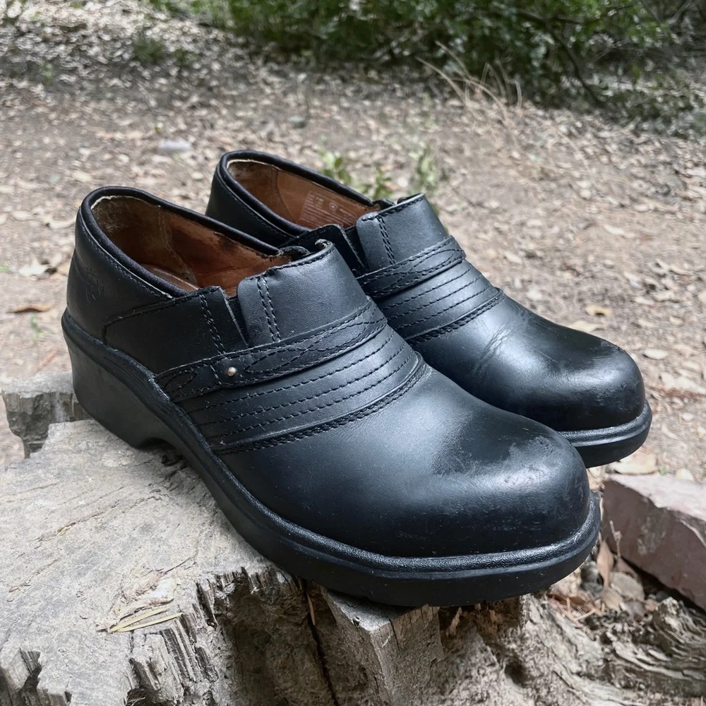 ARIAT WORK Women's Steel Toe Safety Clog Black SZ 8.5 - Picture 2 of 7
